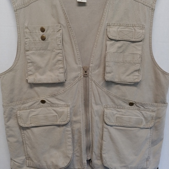 VTG Banana Republic Safari & Travel Outdoor Vest - Picture 7 of 8